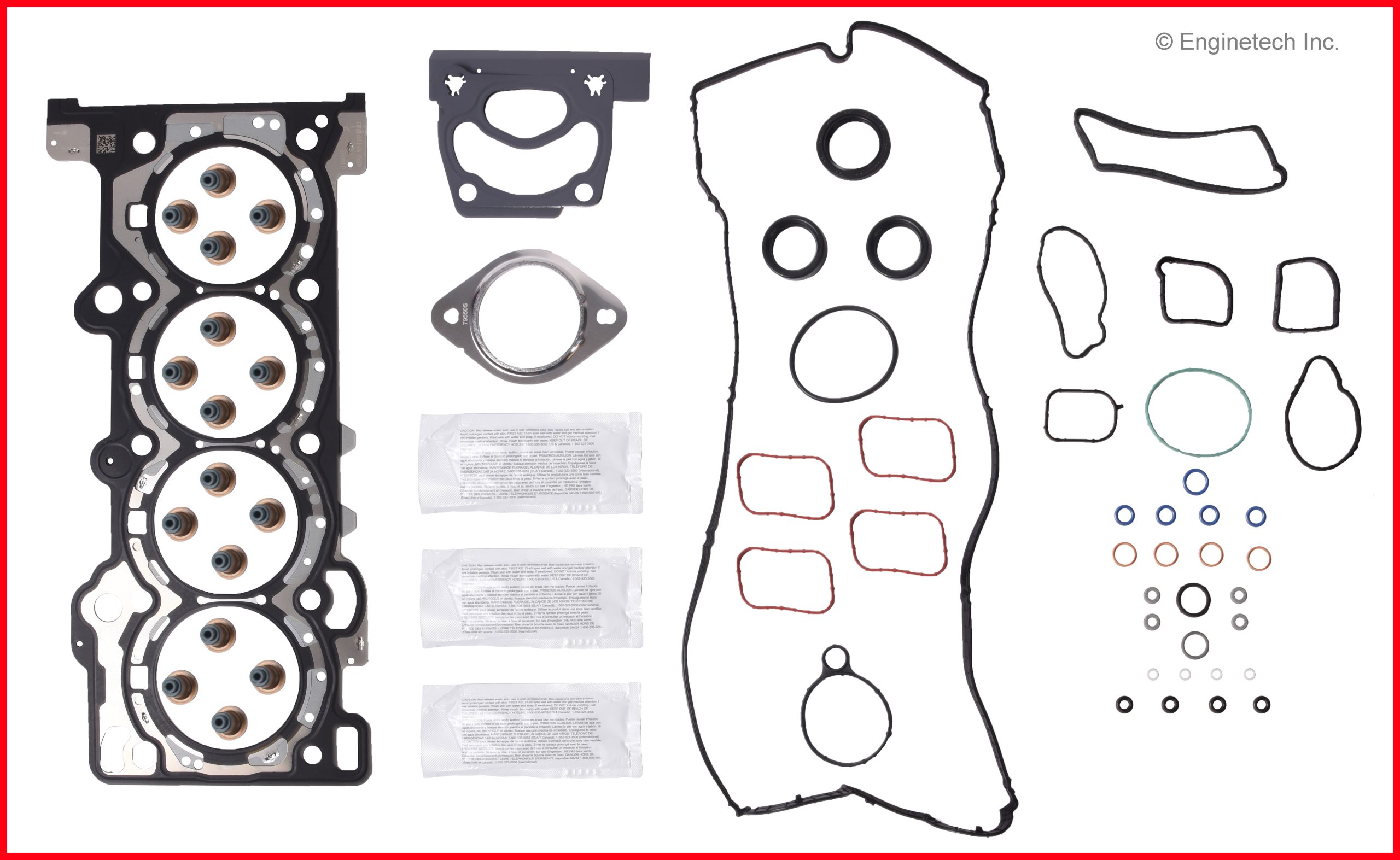 Enginetech F122HS Gasket Set - Head