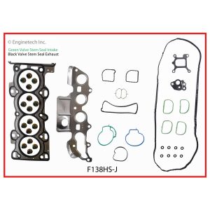 Enginetech F138HS-JWB Gasket Set - Head