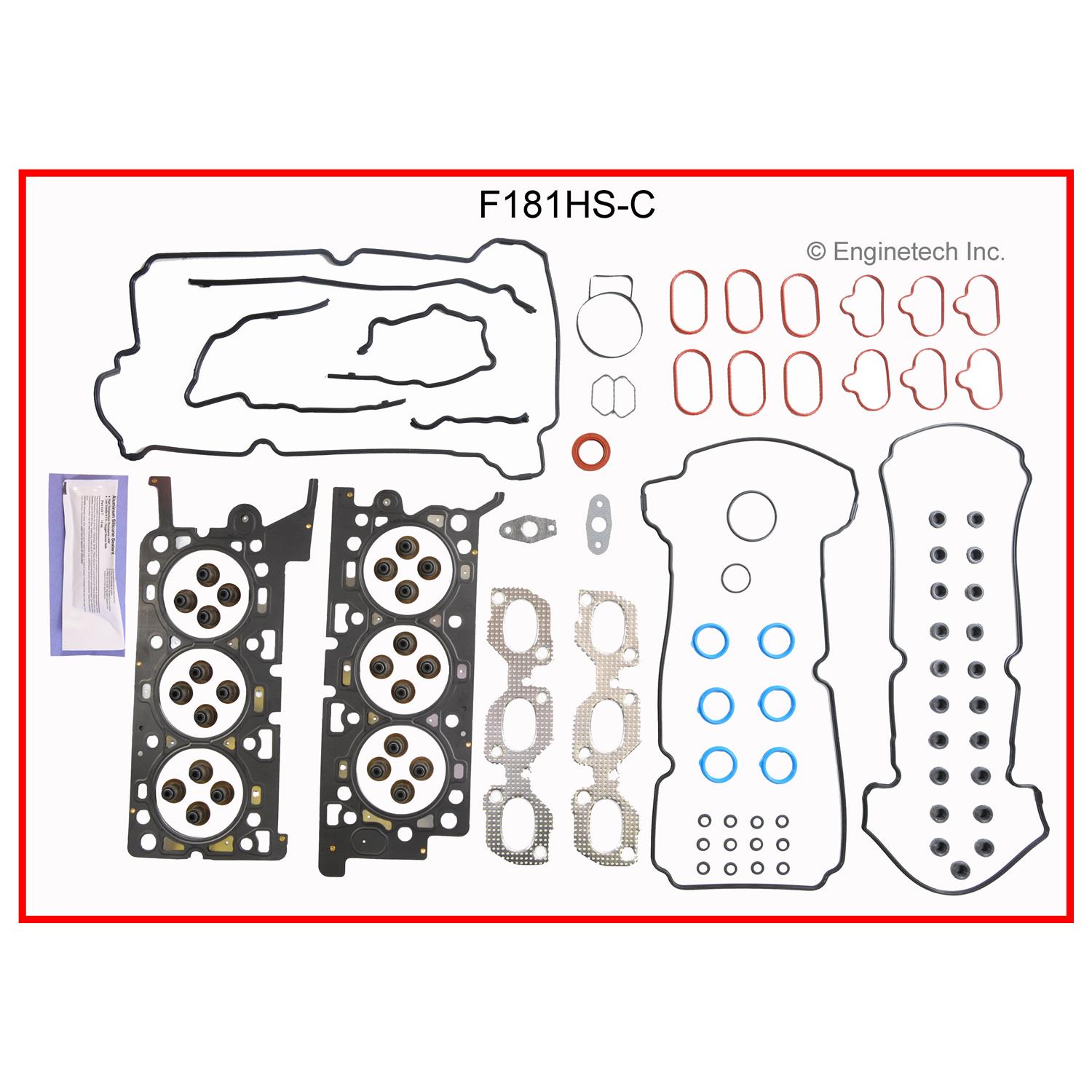 Enginetech F181HS-CWB Gasket Set - Head