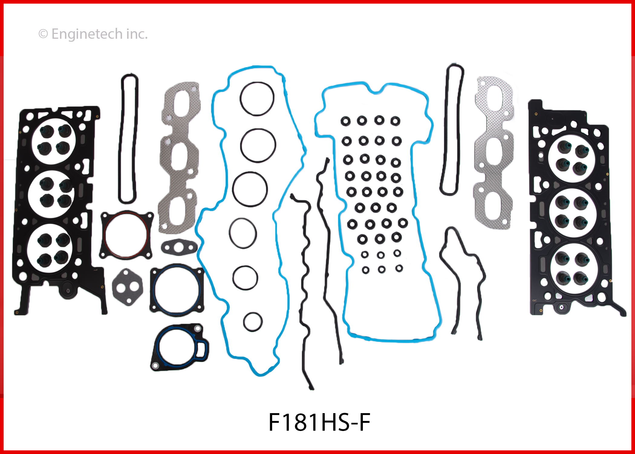 Enginetech F181HS-F Gasket Set - Head