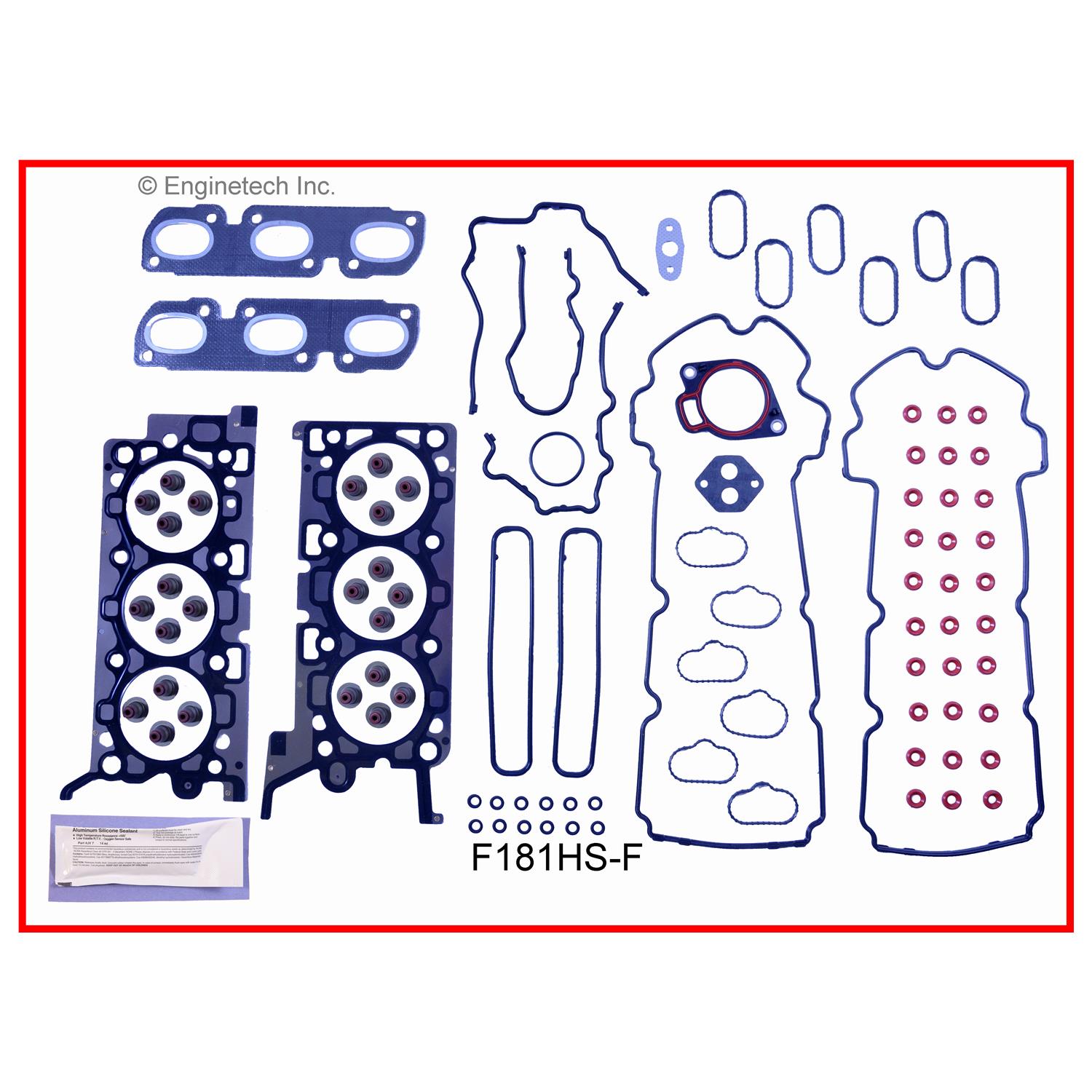 Enginetech F181HS-FWB Gasket Set - Head