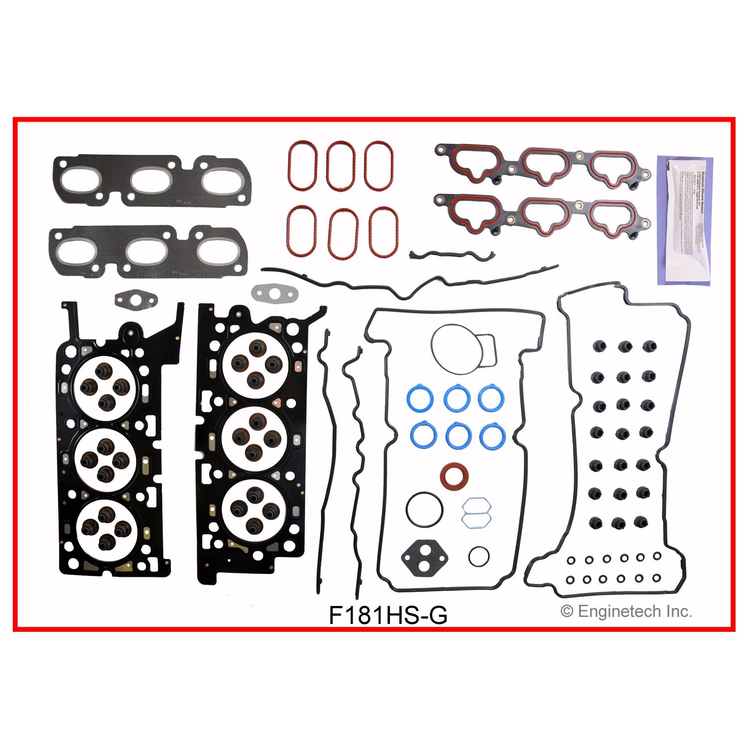 Enginetech F181HS-GWB Gasket Set - Head