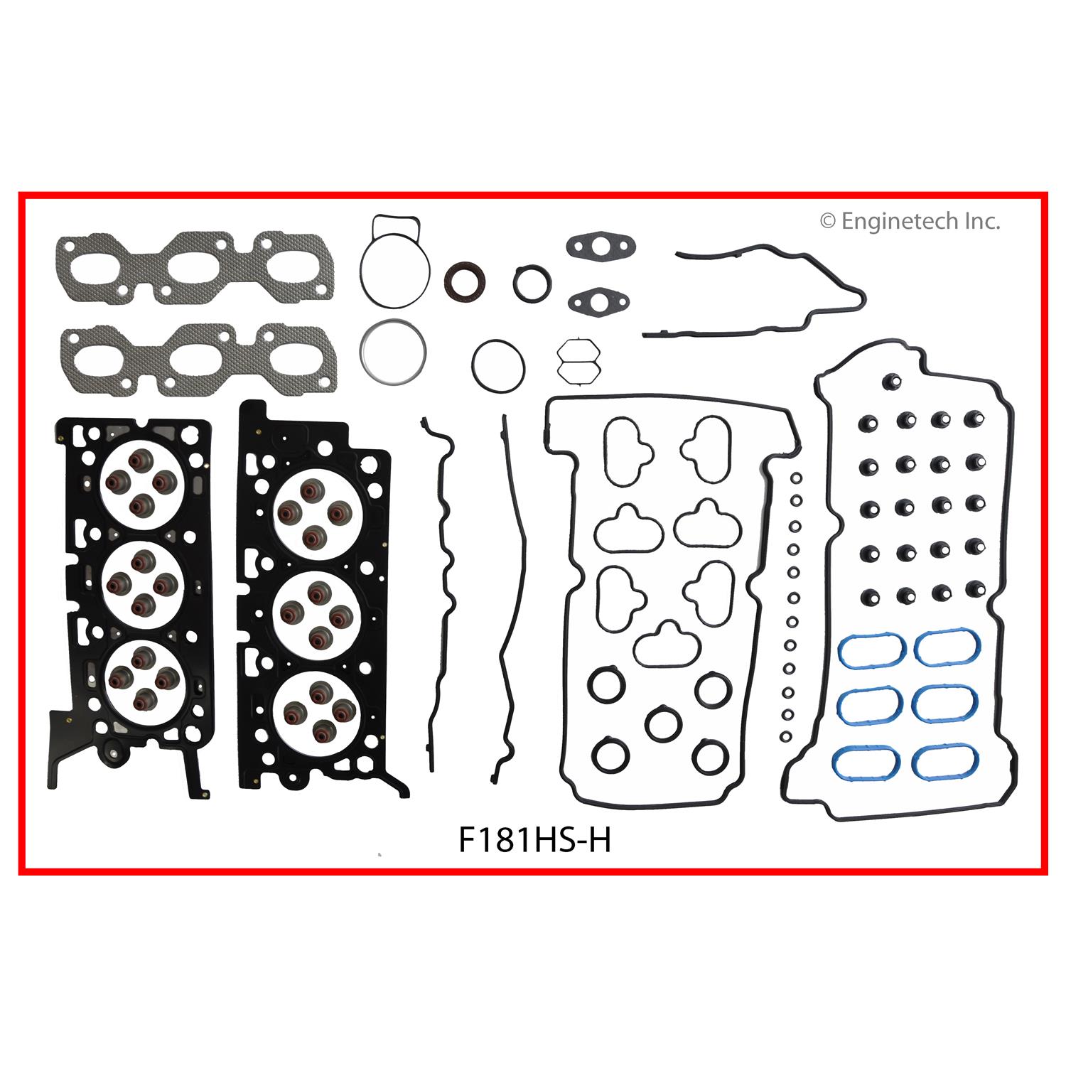 Enginetech F181HS-HWB Gasket Set - Head
