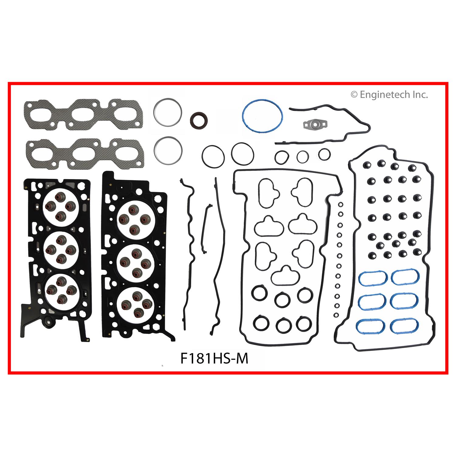 Enginetech F181HS-MWB Gasket Set - Head