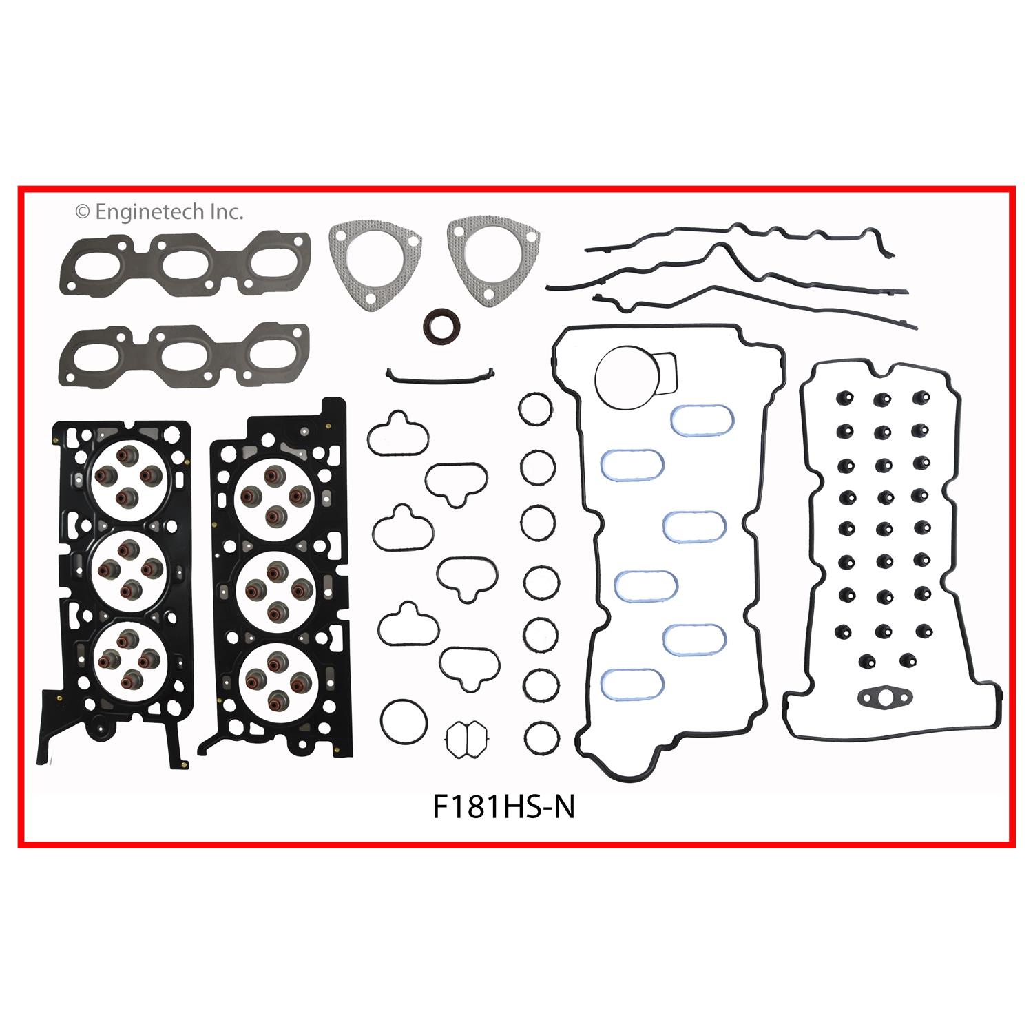 Enginetech F181HS-NWB Gasket Set - Head