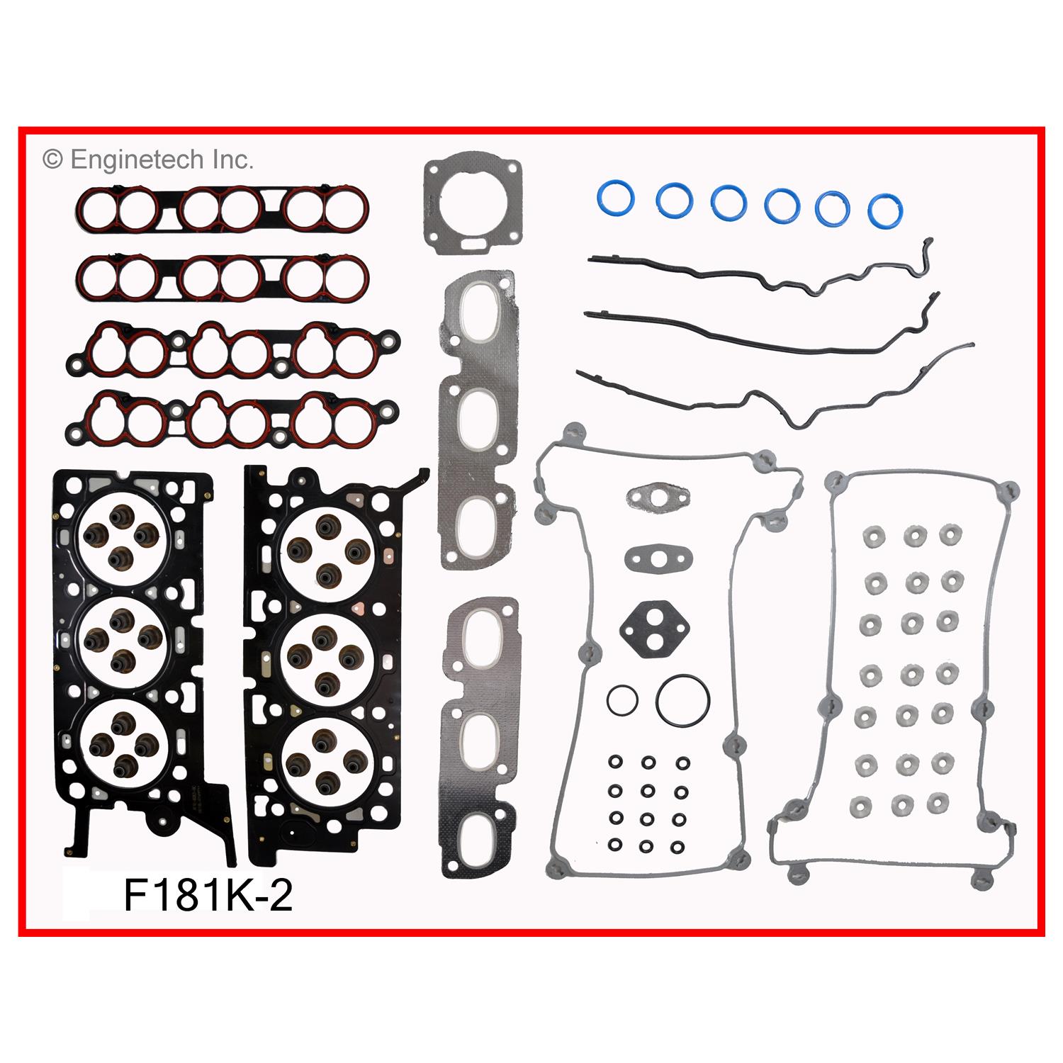 Enginetech F181K-2 Gasket Set - Full
