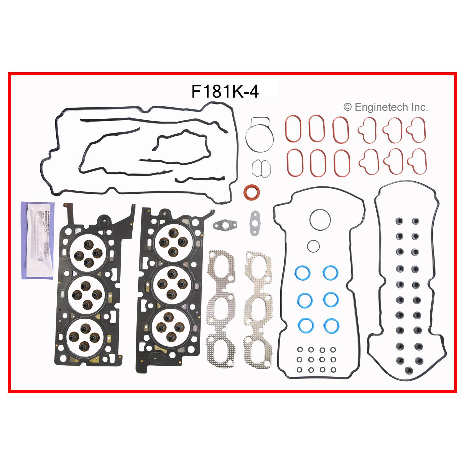 Enginetech F181K-4 Gasket Set - Full