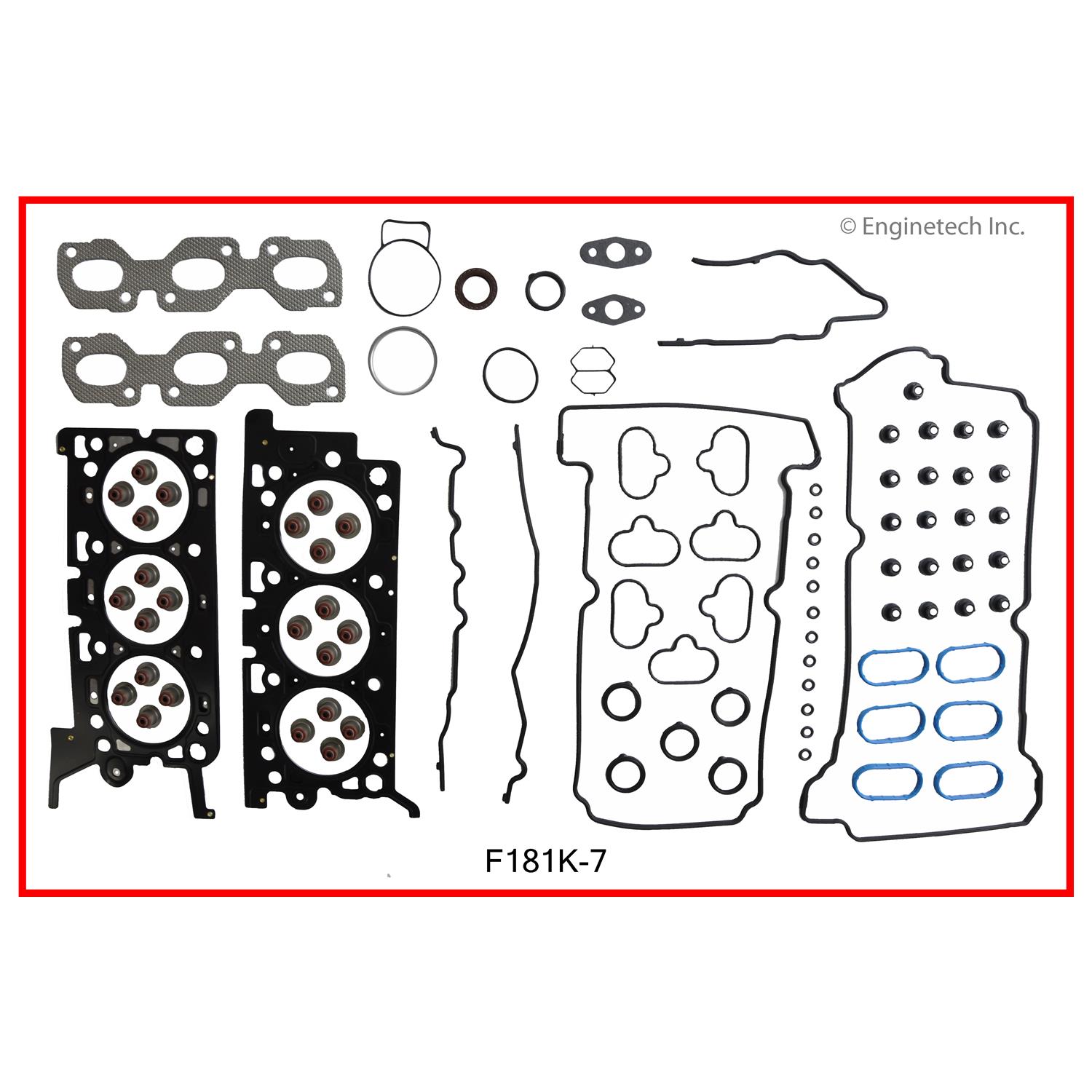 Enginetech F181K-7 Gasket Set - Full