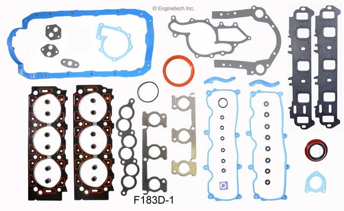 Enginetech F183D-1 Gasket Set - Full