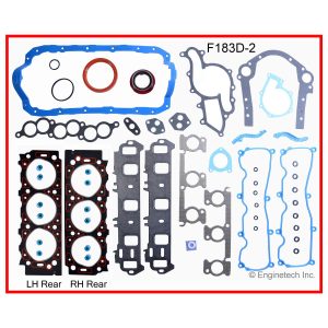 Enginetech F183D-2 Gasket Set - Full