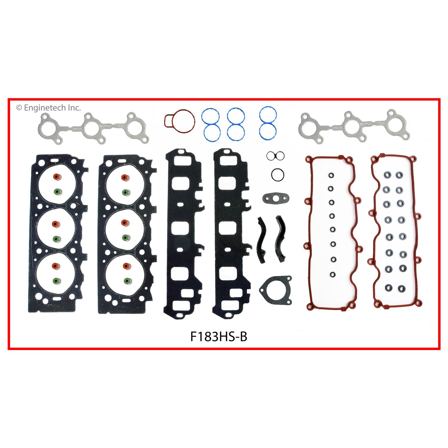 Enginetech F183HS-B Gasket Set - Head