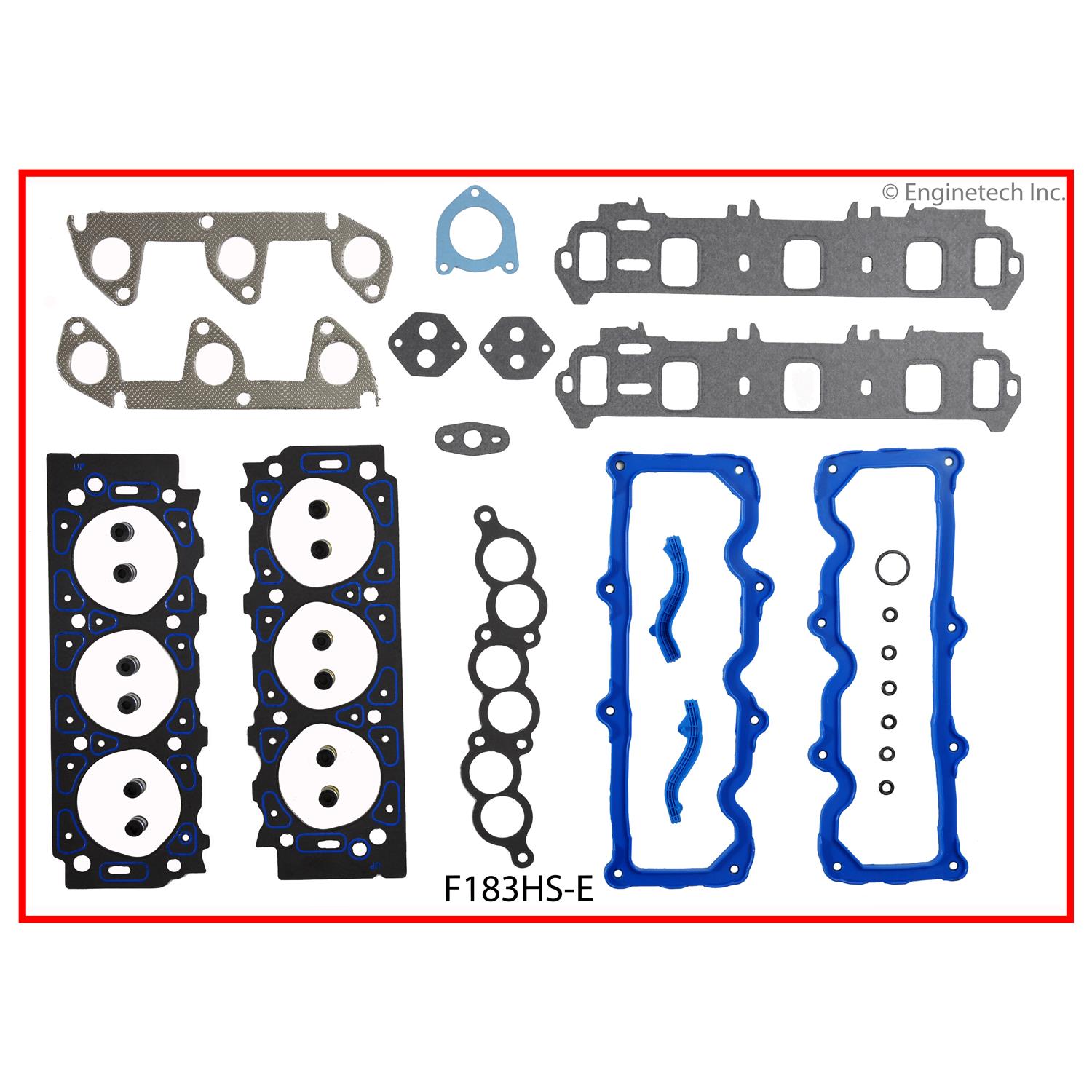 Enginetech F183HS-E Gasket Set - Head