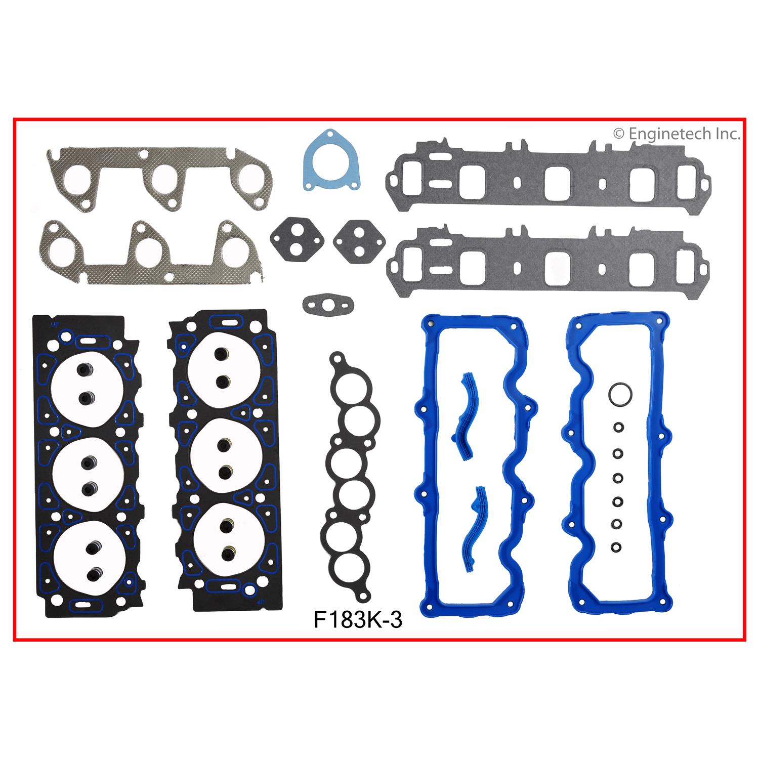 Enginetech F183K-3 Gasket Set - Full