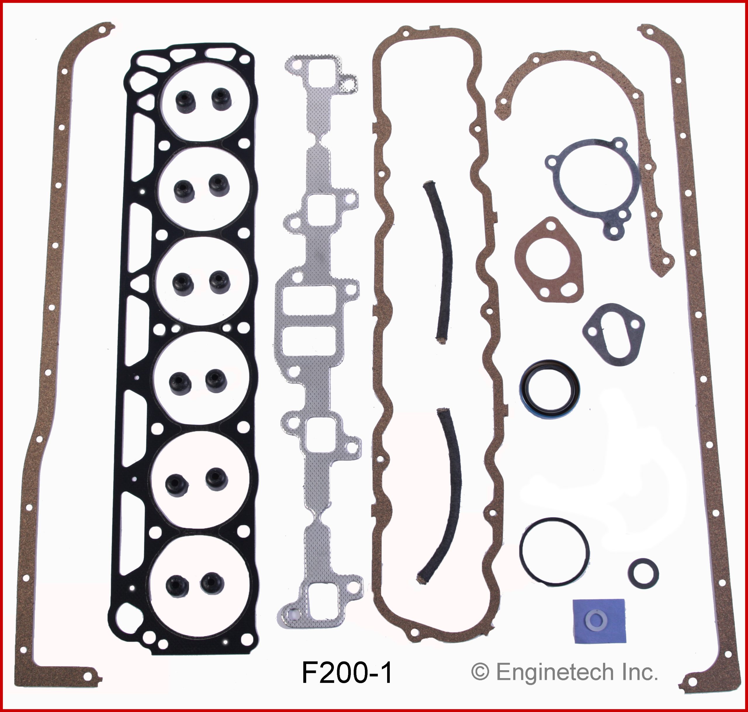 Enginetech F200-1 Gasket Set - Full
