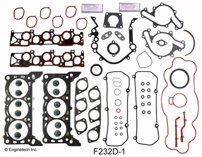 Enginetech F232D-1 Gasket Set - Full