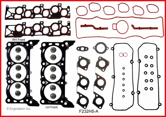 Enginetech F232HS-A Gasket Set - Head