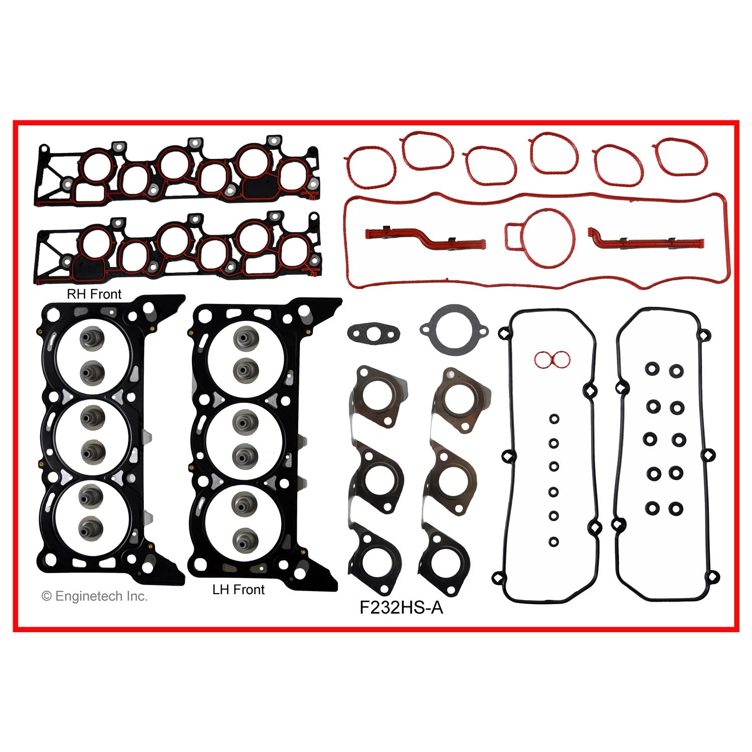 Enginetech F232HS-AWB Gasket Set - Head