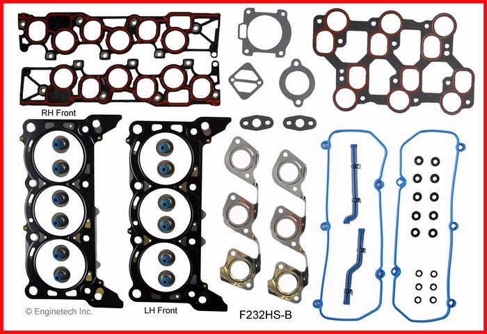 Enginetech F232HS-B Gasket Set - Head