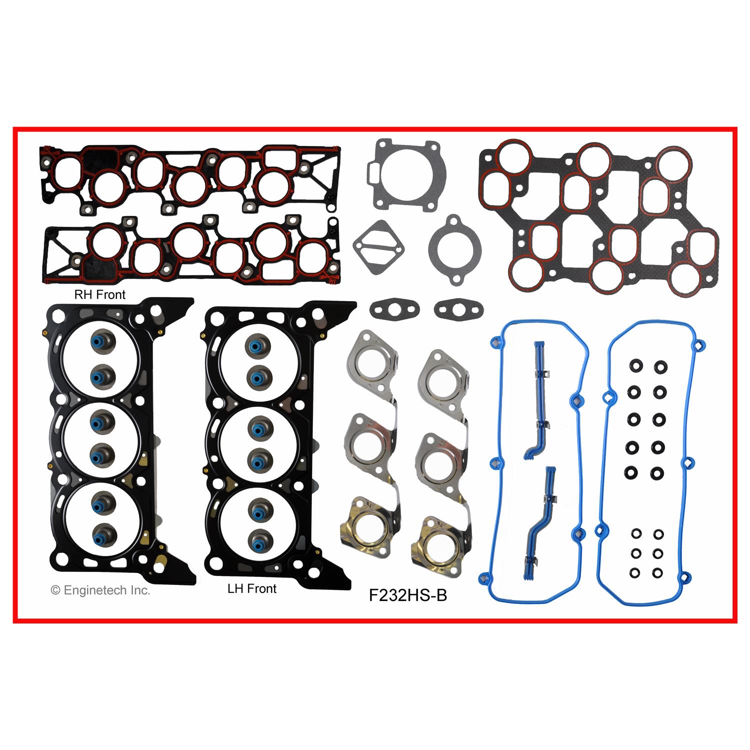Enginetech F232HS-BWB Gasket Set - Head