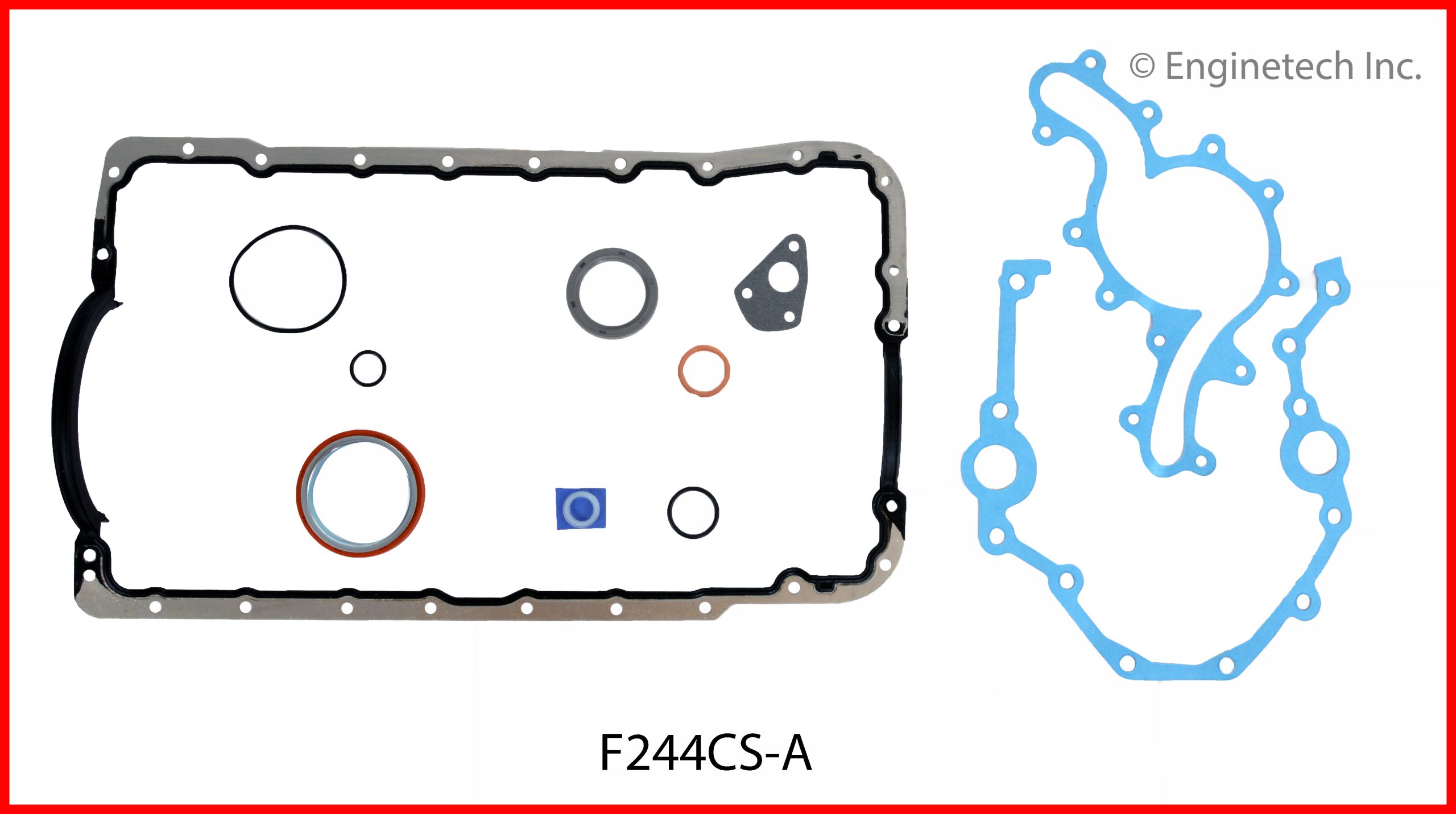 Enginetech F244CS-A Gasket Set - Lower