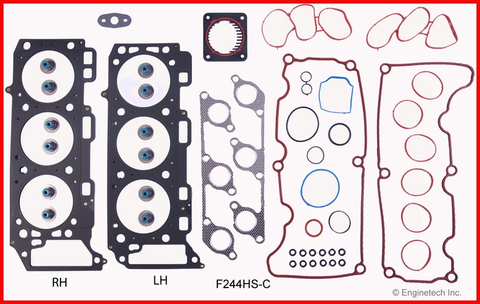 Enginetech F244HS-C Gasket Set - Head