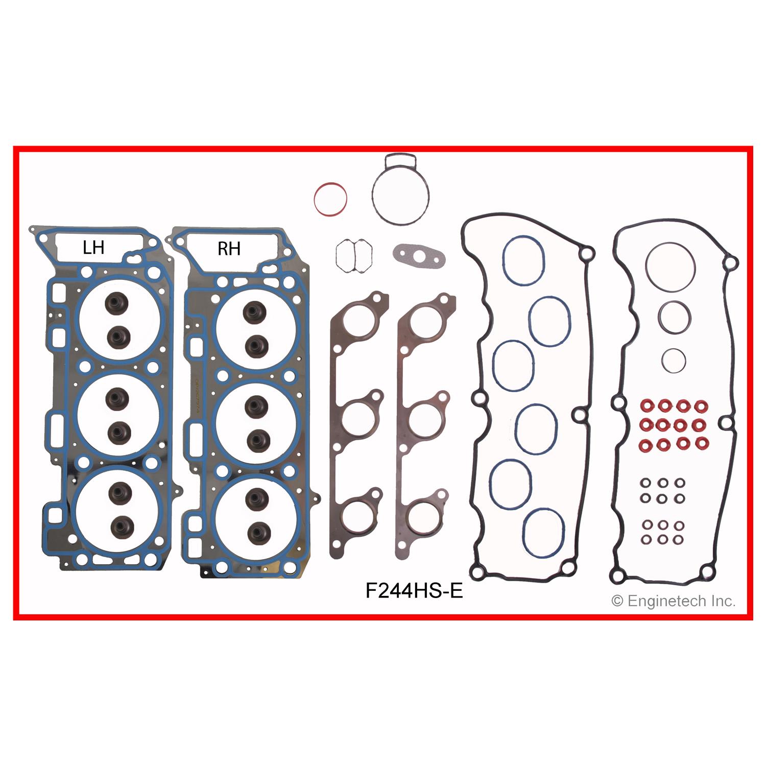 Enginetech F244HS-E Gasket Set - Head