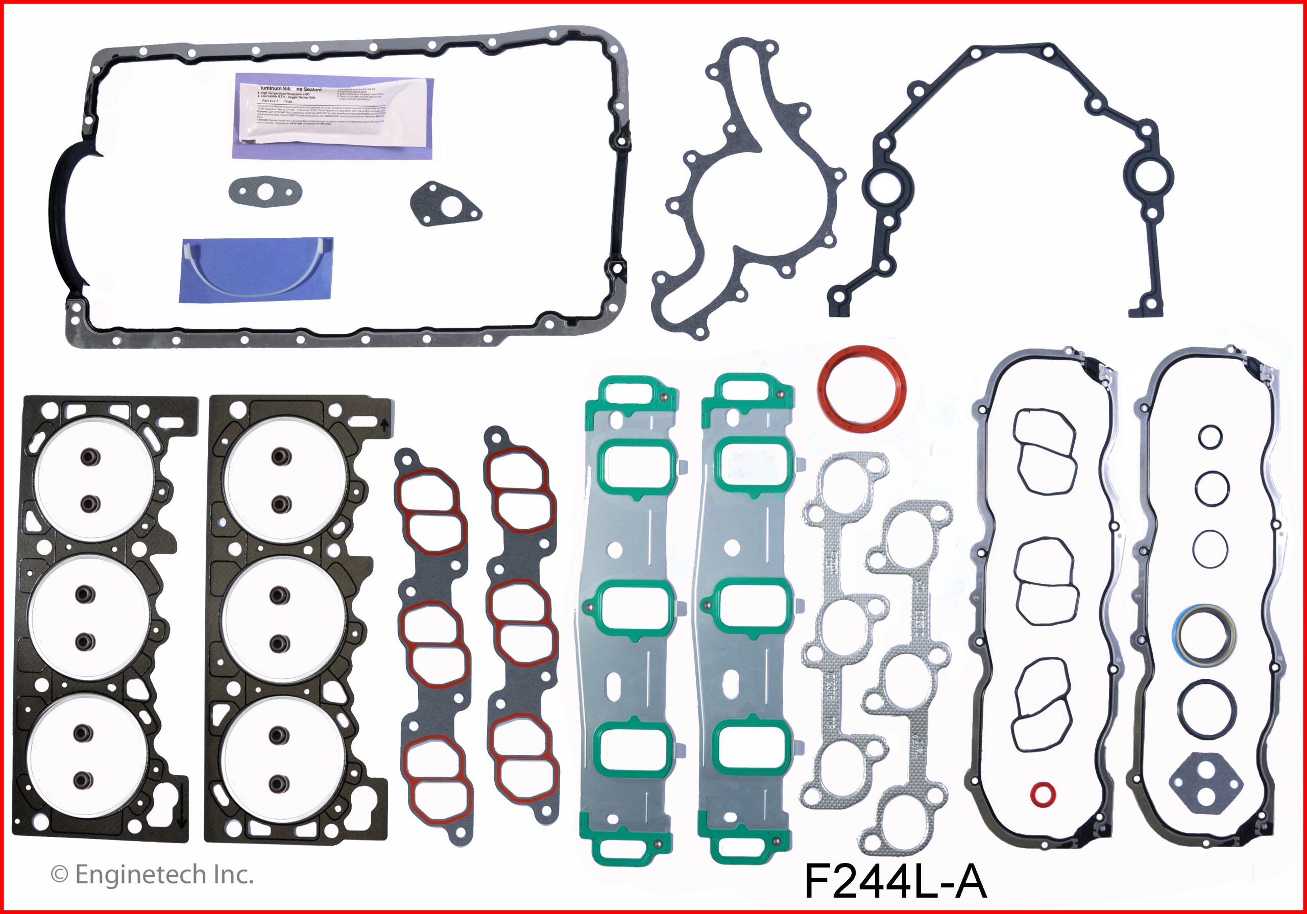 Enginetech F244L-A Gasket Set - Full