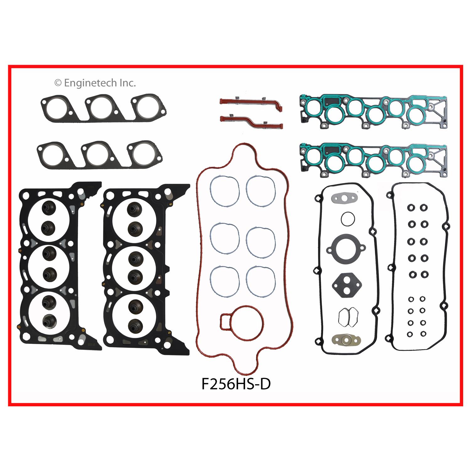 Enginetech F256HS-DWB Gasket Set - Head