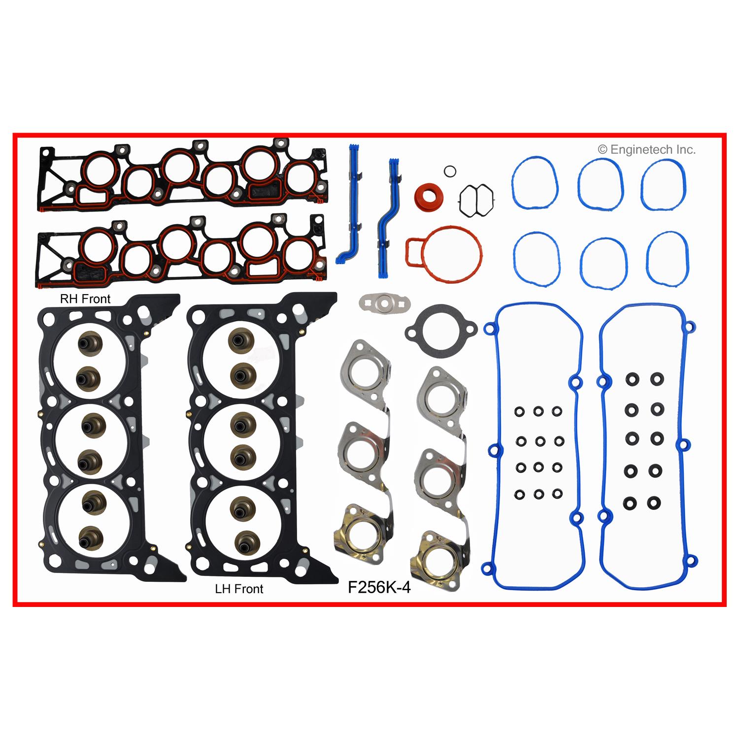 Enginetech F256K-4 Gasket Set - Full