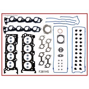Enginetech F281HS Gasket Set - Head