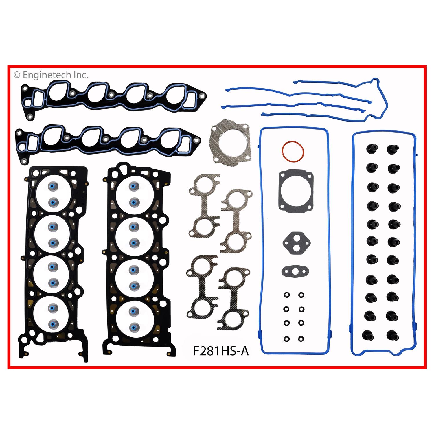 Enginetech F281HS-AWB Gasket Set - Head