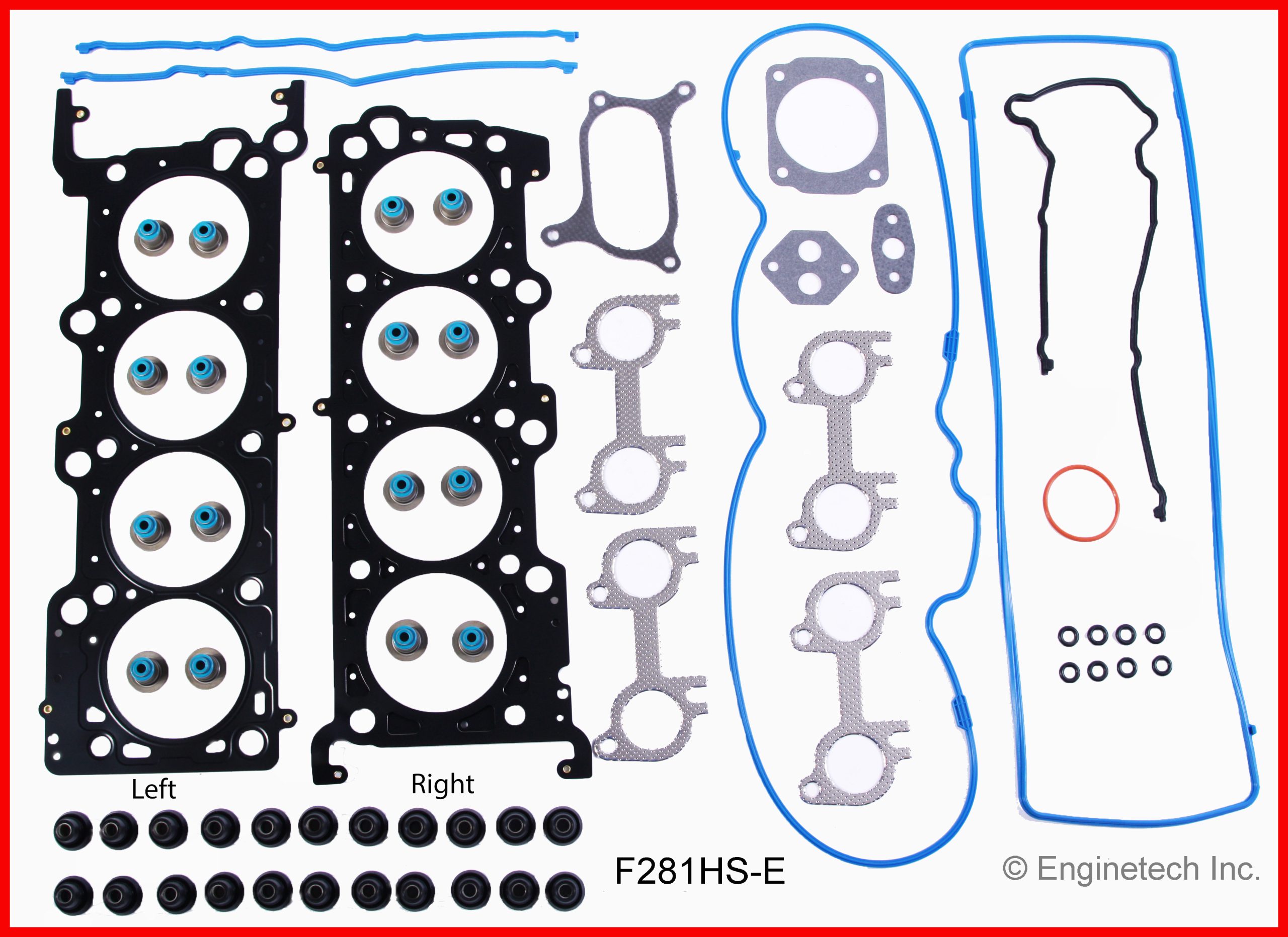 Enginetech F281HS-E Gasket Set - Head