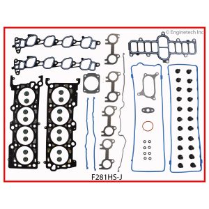 Enginetech F281HS-JWB Gasket Set - Head