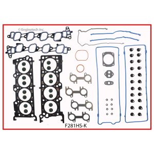 Enginetech F281HS-KWB Gasket Set - Head