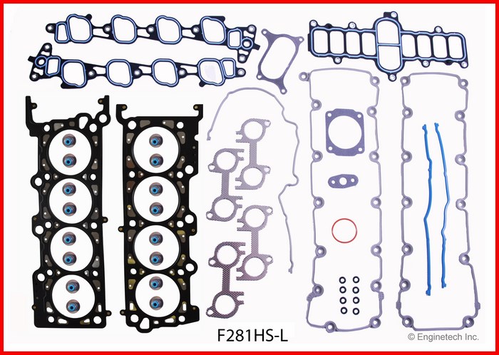 Enginetech F281HS-L Gasket Set - Head