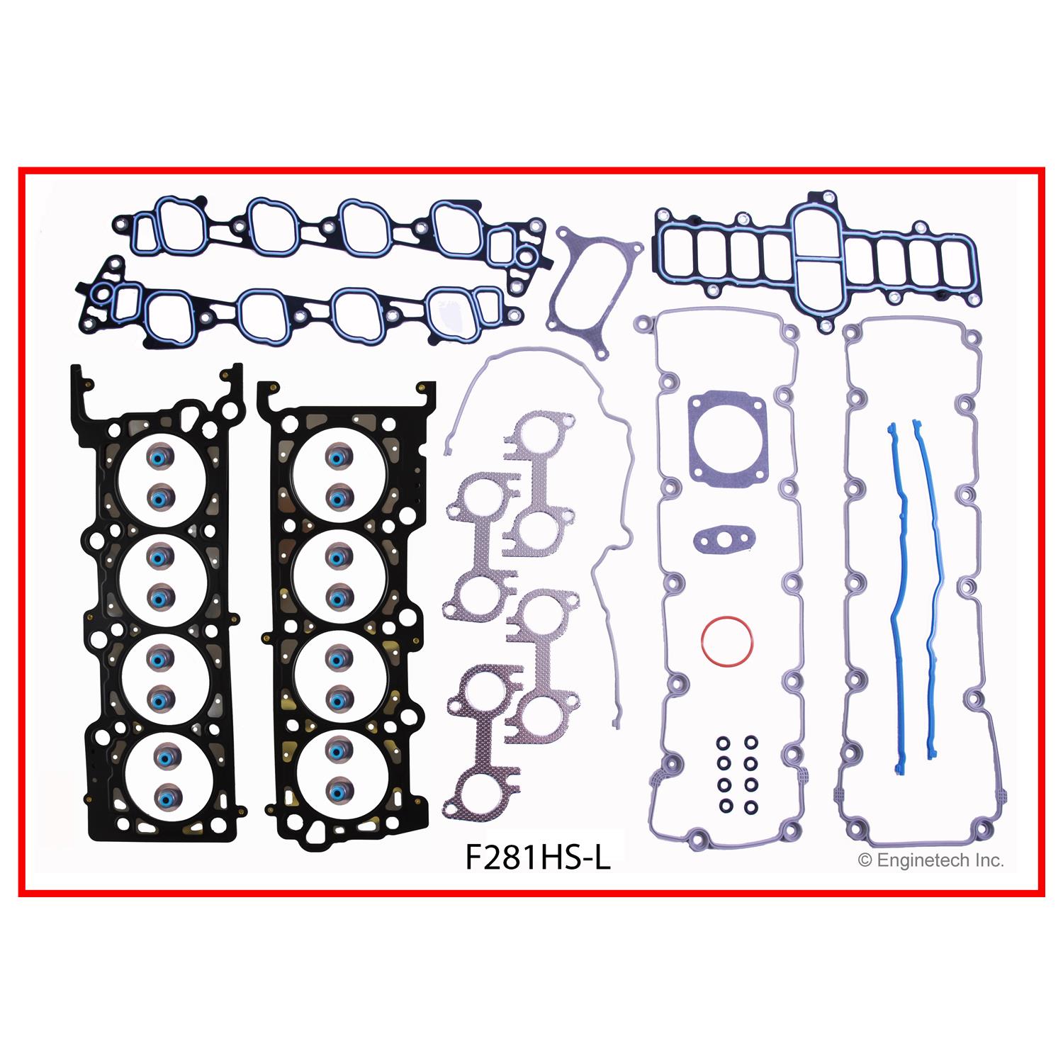Enginetech F281HS-LWB Gasket Set - Head