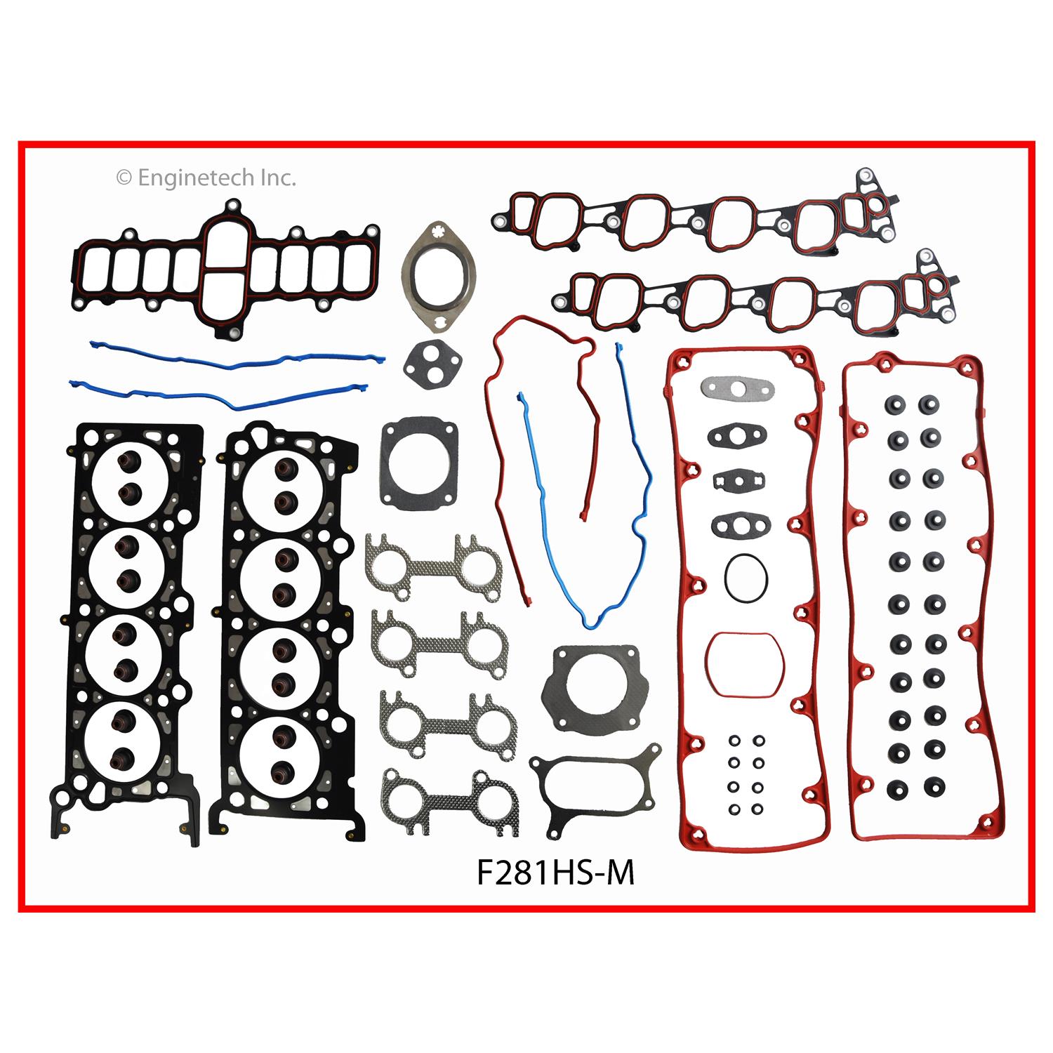 Enginetech F281HS-MWB Gasket Set - Head