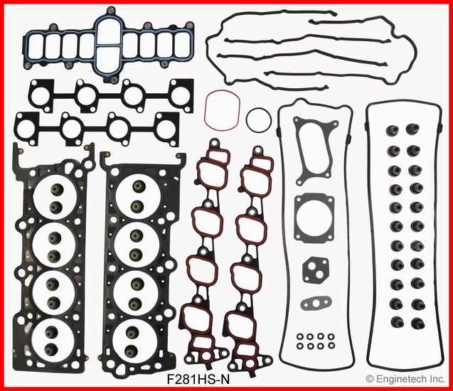 Enginetech F281HS-N Gasket Set - Head