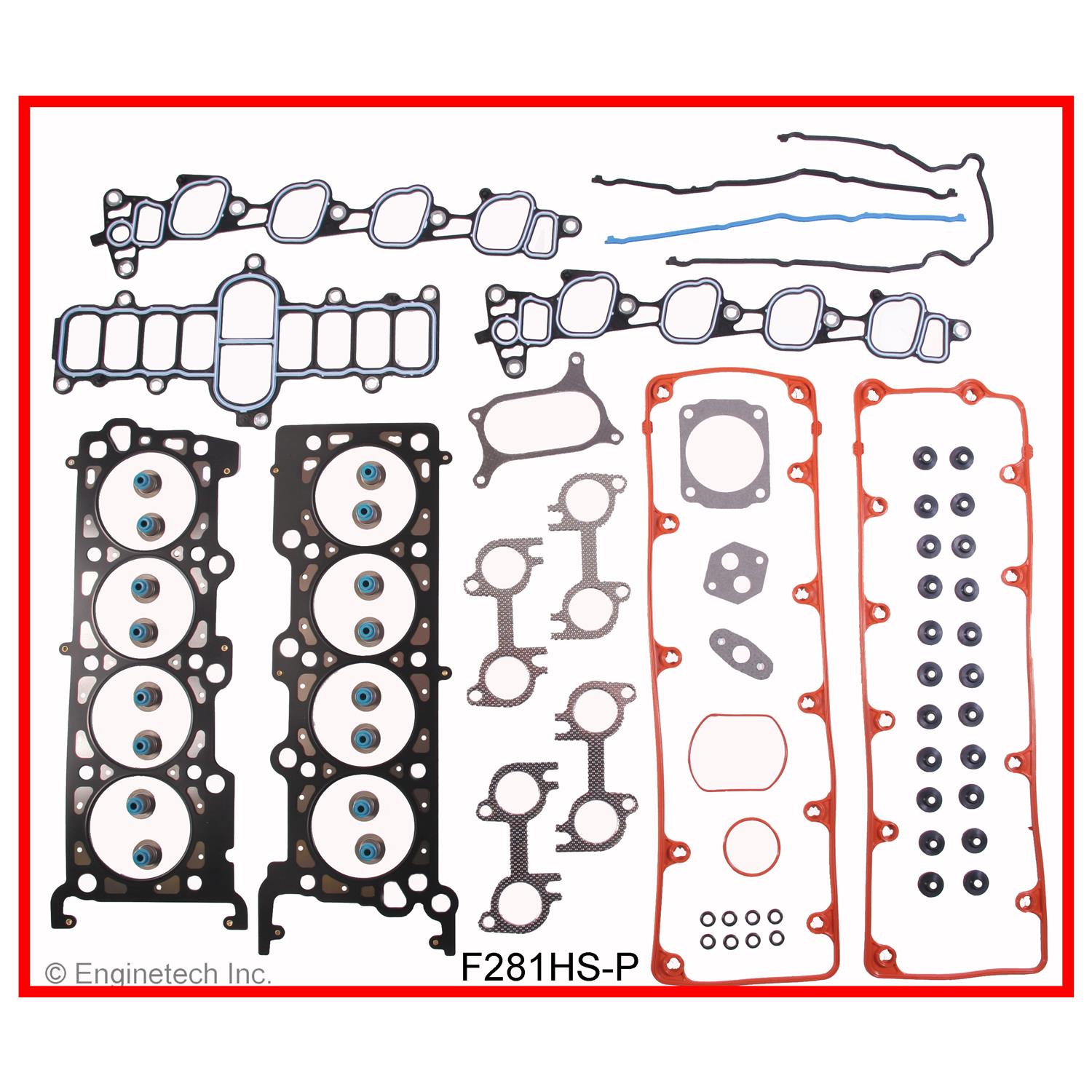 Enginetech F281HS-PWB Gasket Set - Head