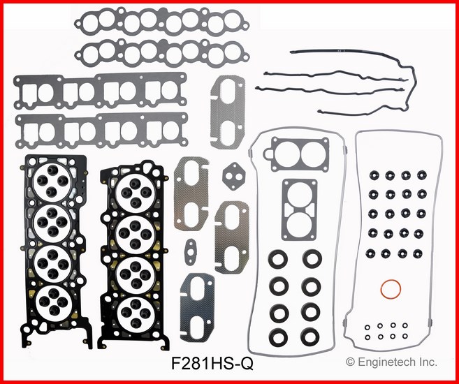 Enginetech F281HS-Q Gasket Set - Head