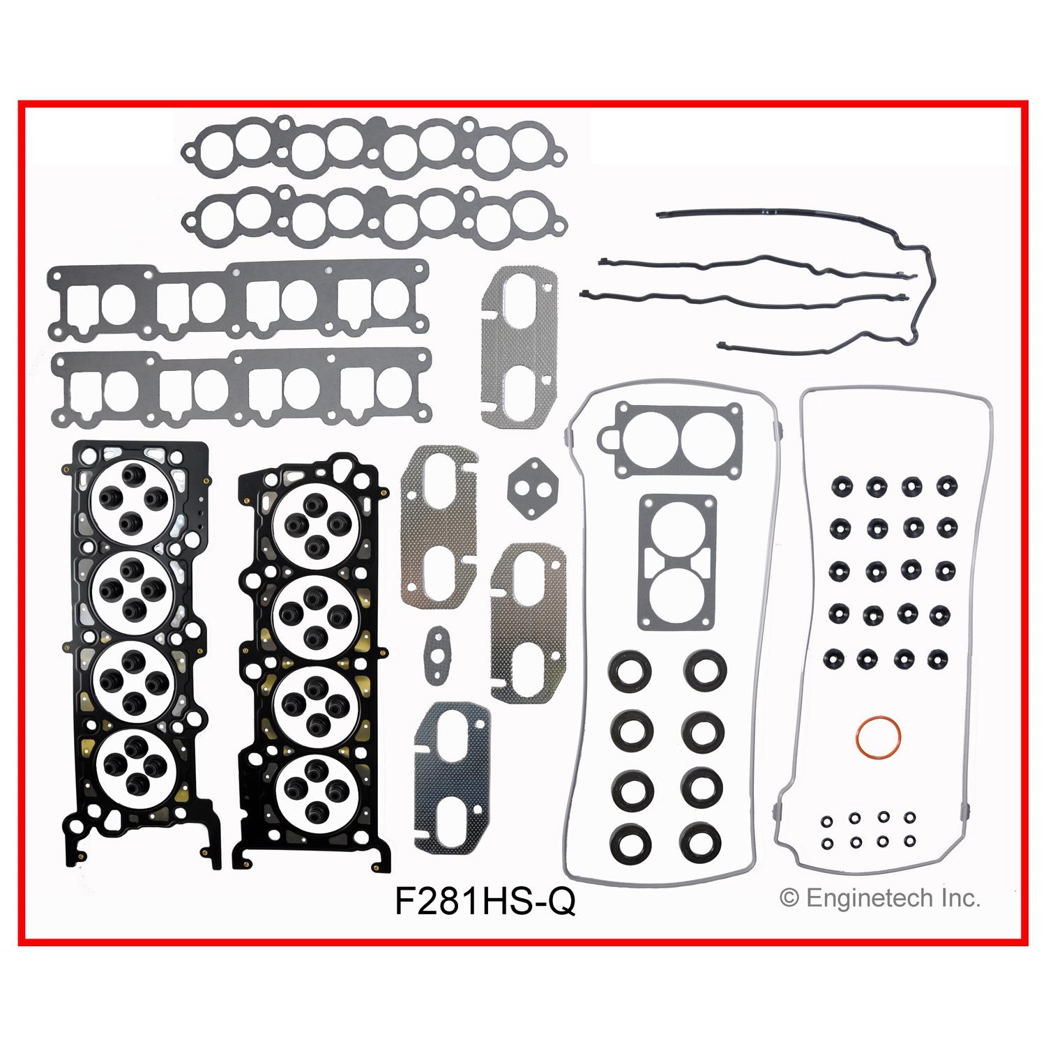 Enginetech F281HS-QWB Gasket Set - Head