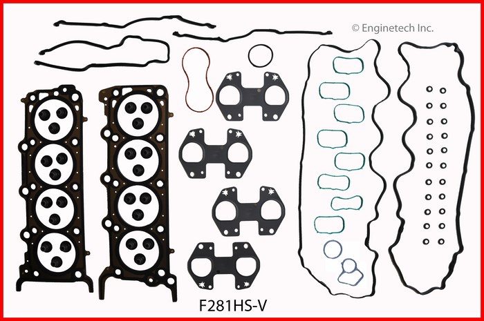 Enginetech F281HS-V Gasket Set - Head