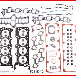 Enginetech F281K-12 Gasket Set - Full