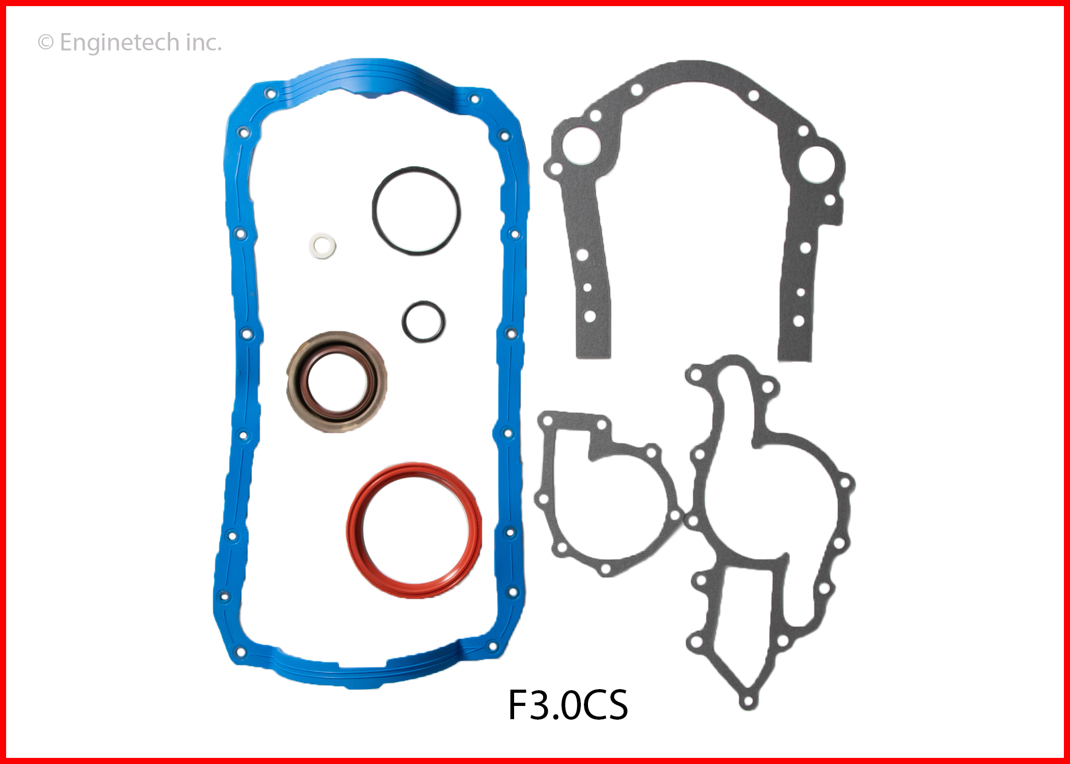 Enginetech F3.0CS Gasket Set - Lower