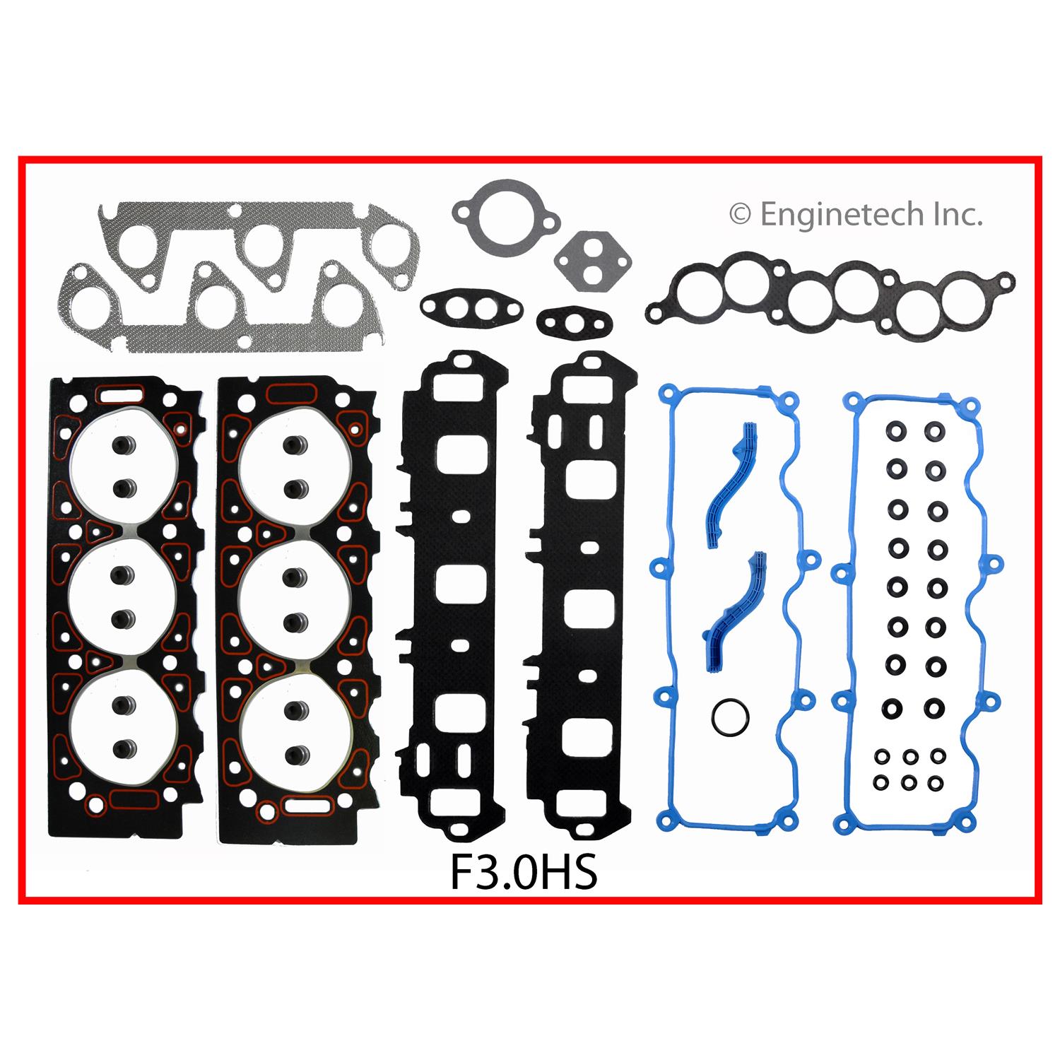 Enginetech F3.0HS-WB Gasket Set - Head