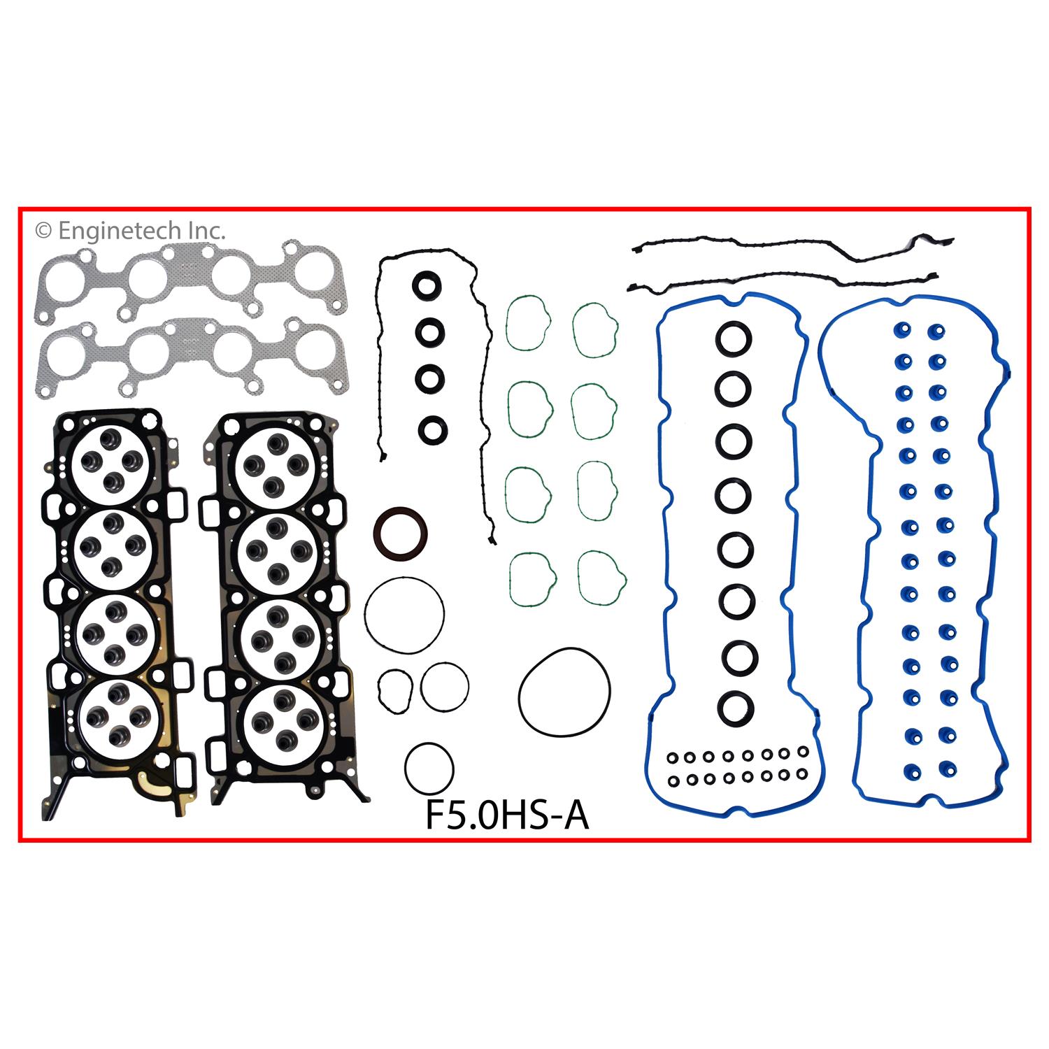 Enginetech F5.0HS-A Gasket Set - Head