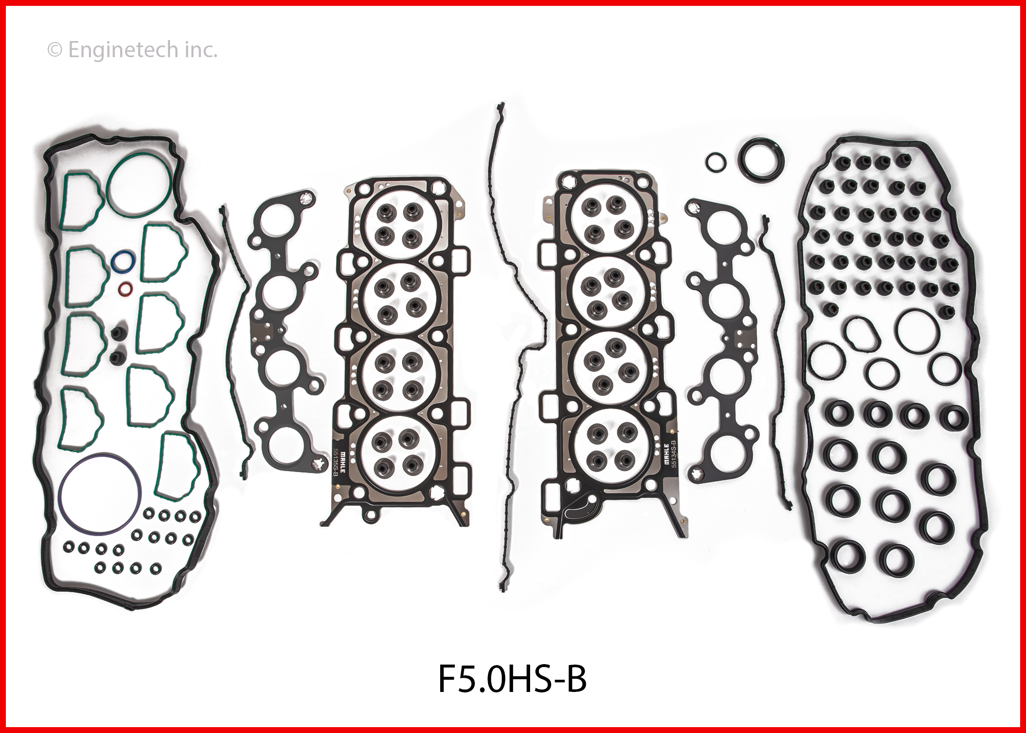 Enginetech F5.0HS-B Gasket Set - Head