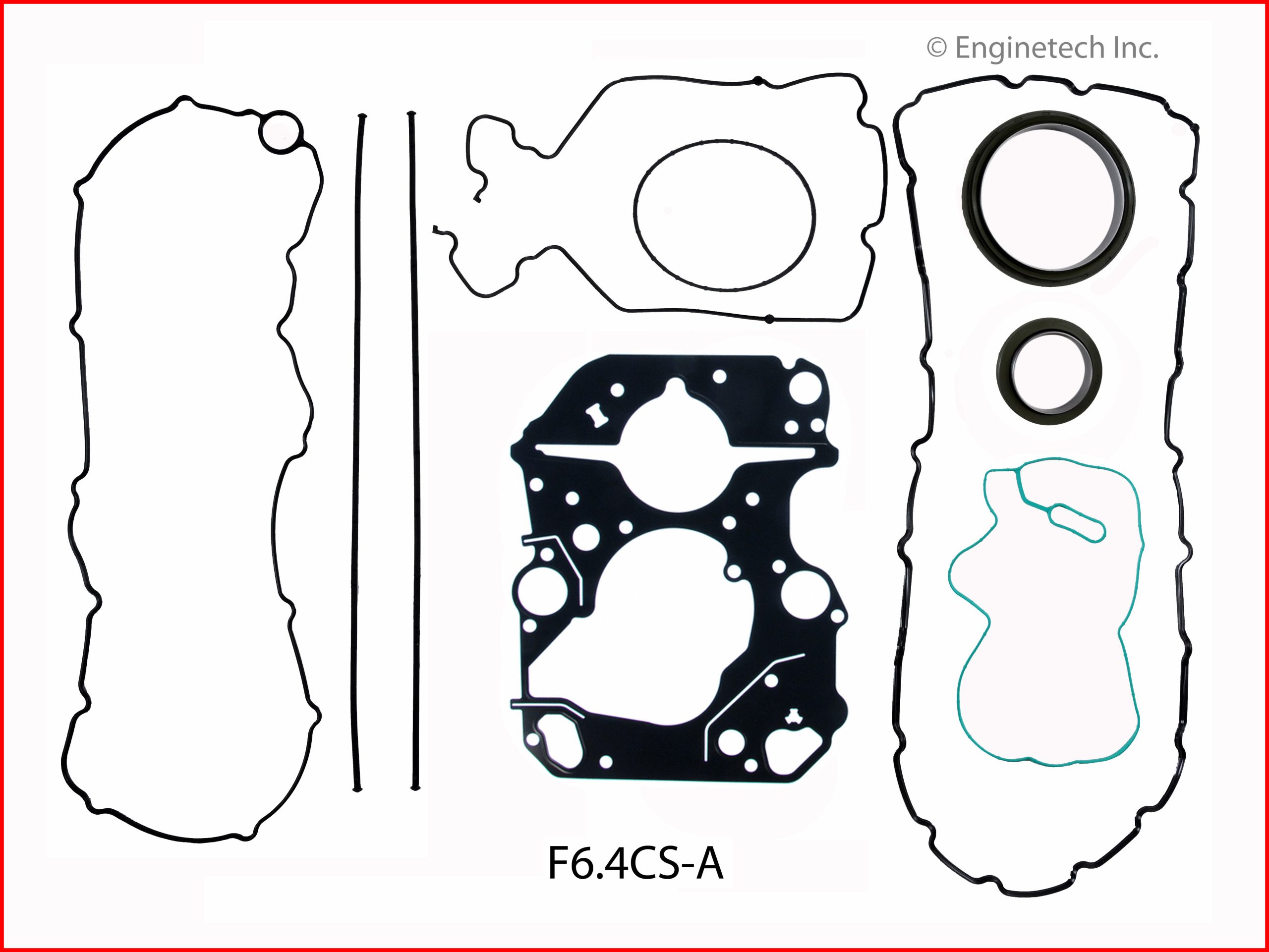 Enginetech F6.4CS-A Gasket Set - Lower