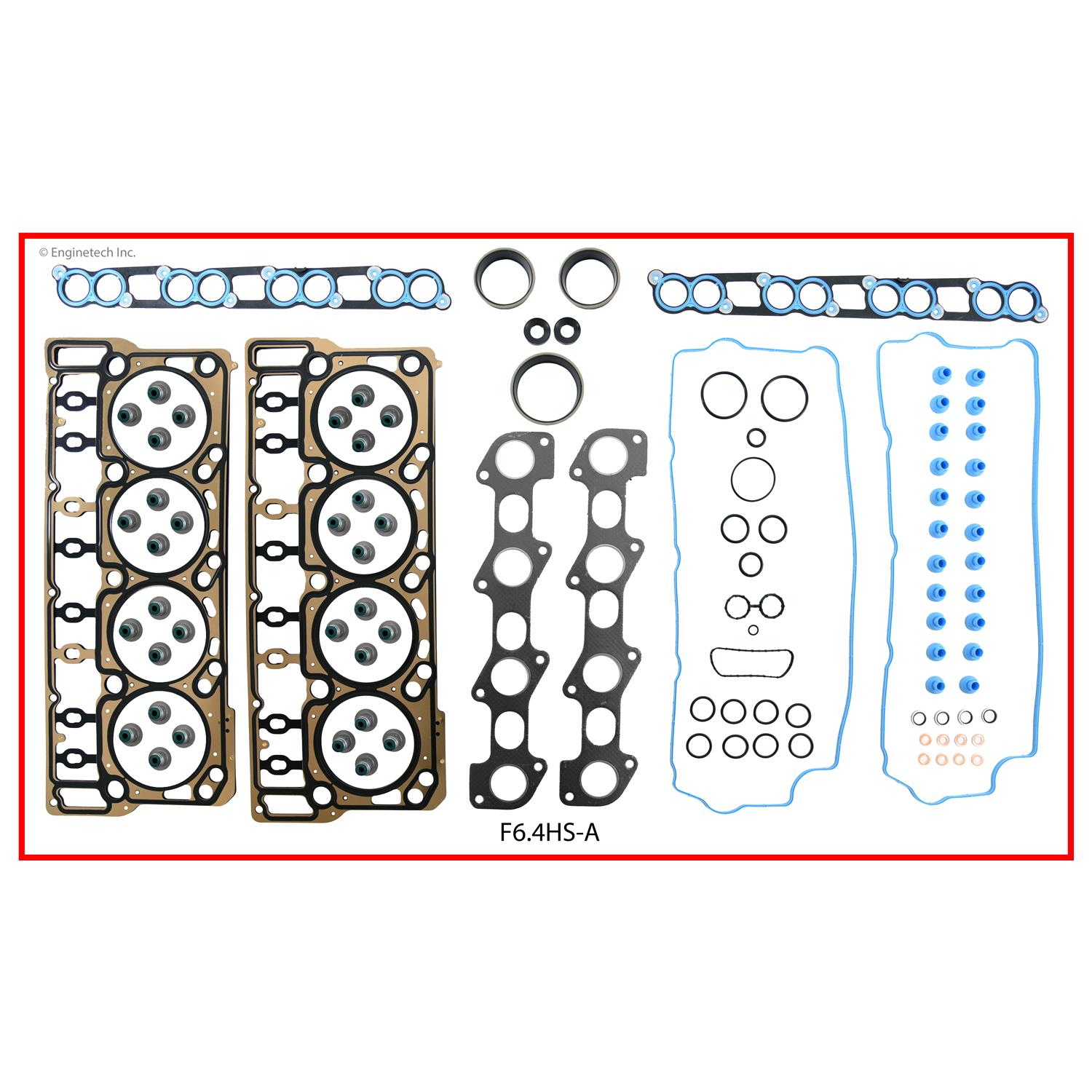 Enginetech F6.4HS-A Gasket Set - Head