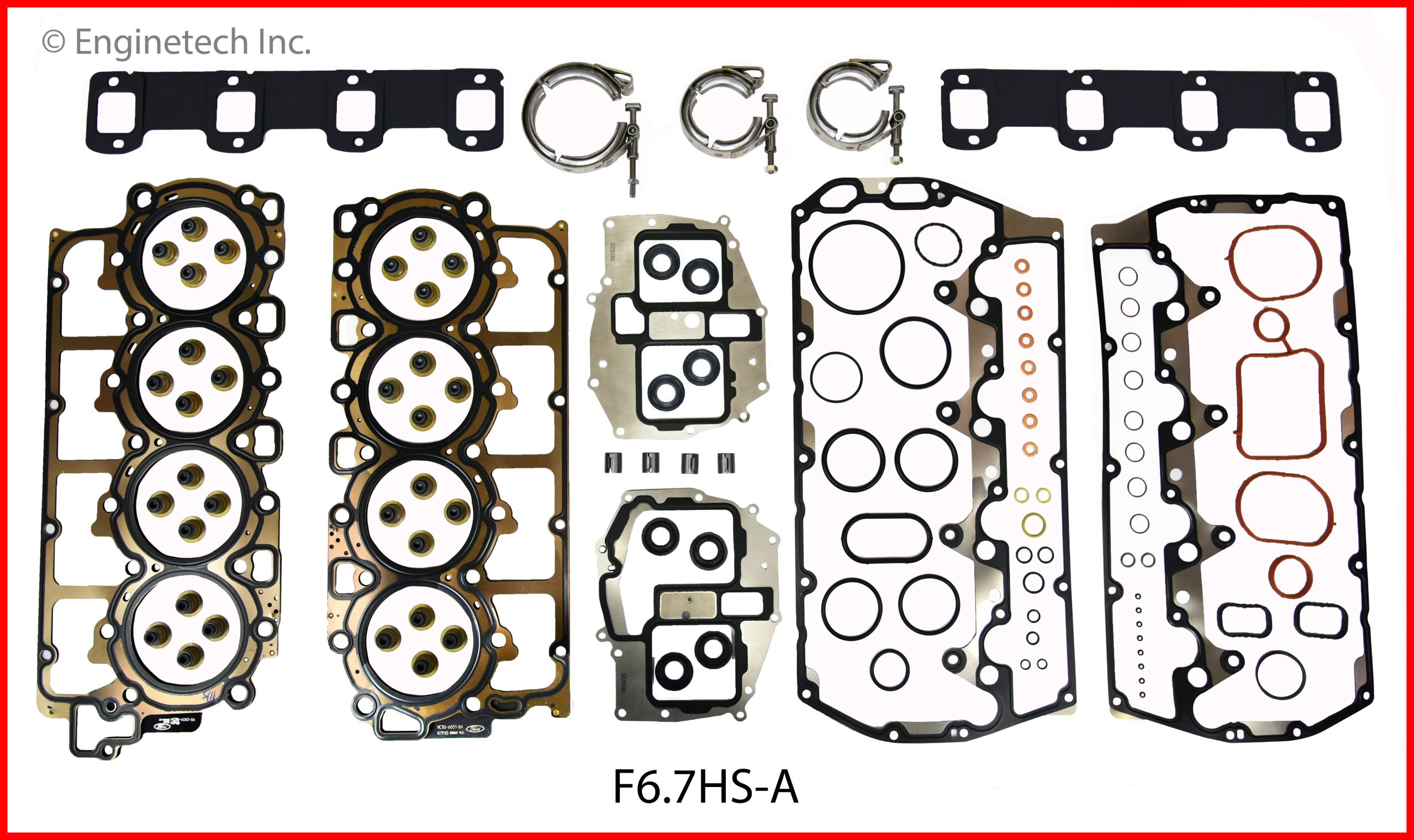 Enginetech F6.7HS-A Gasket Set - Head